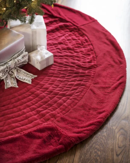 Jupes de sapin de Noël matelassées Berkshire, cardinal